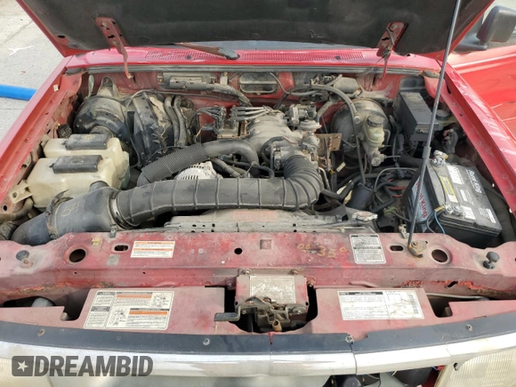 1996 Ford Ranger XL with VIN 1FTCR14U6TPA93172, listed as a Copart auction lot 54744295 with 151,148 mi miles and Salvage title. Bid and sale history available at DreamBid. Image 11.