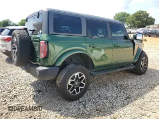 2024 Ford Bronco Outer Banks with VIN 1FMEE8BP1RLA13704, listed as a Copart auction lot 55387755 with Not provided miles and Salvage title. Bid and sale history available at DreamBid. Image 3.