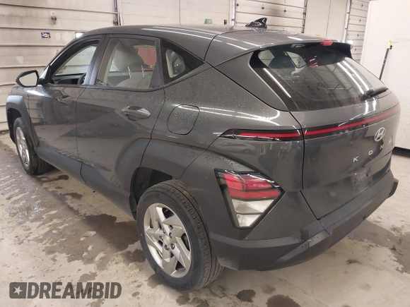 2024 Hyundai Kona SE with VIN KM8HACABXRU041822, listed as a IAAI auction lot 41940887 with 24,505 mi miles. Bid and sale history available at carsss.com. Image 3.