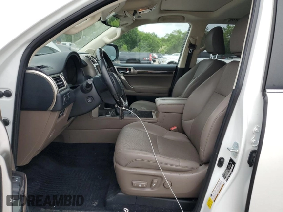 2021 Lexus GX 460 Premium z VIN JTJAM7BX5M5299714, wystawiony jako Copart lot #56012695 z przebiegiem Nie podano mil oraz Szkoda całkowita • Salvage title. Historia ofert i sprzedaży dostępna na DreamBid. Obrazek 7.