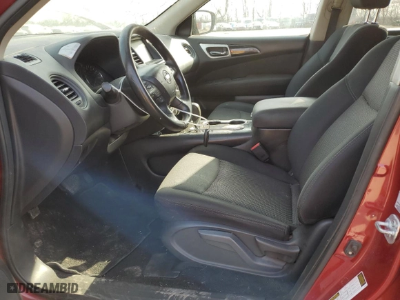 2017 Nissan Pathfinder SV with VIN 5N1DR2MN3HC607153, listed as a Copart auction lot 49012915 with 240,200 mi miles and Clean Title. Bid and sale history available at carsss.com. Image 7.