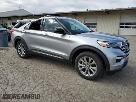 2022 Ford Explorer Limited z VIN 1FMSK8FH4NGB01499, wystawiony jako Copart lot #52972495 z przebiegiem 60 468 mil mil oraz Czysty tytuł • Clean title. Historia ofert i sprzedaży dostępna na DreamBid. Obrazek 4.