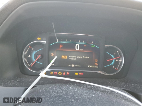 2021 Honda Pilot Touring 8-Passenger with VIN 5FNYF5H91MB015535, listed as a Copart auction lot 46845565 with 36,233 mi miles and Salvage Title. Bid and sale history available at DreamBid. Image 9.