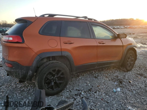 2016 Jeep Cherokee Trailhawk with VIN 1C4PJMBSXGW286822, listed as a Copart auction lot 42823545 with 66,898 mi miles and Salvage title. Bid and sale history available at DreamBid. Image 3.