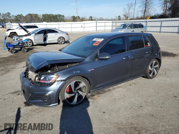 2018 Volkswagen Golf GTI S with VIN 3VW547AU0JM260463, listed as a Copart auction lot 41933214 with 95,041 mi miles. Bid and sale history available at carsss.com. Image 1.