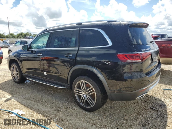 2021 Mercedes-Benz GLS 450 with VIN 4JGFF5KE3MA382289, listed as a Copart auction lot 73892044 with 52,262 mi miles and Salvage Title. Bid and sale history available at DreamBid. Image 2.