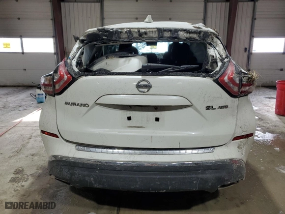 2017 Nissan Murano Platinum with VIN 5N1AZ2MH3HN111447, listed as a Copart auction lot 42356595 with 128,133 mi miles and Salvage Title. Bid and sale history available at carsss.com. Image 6.