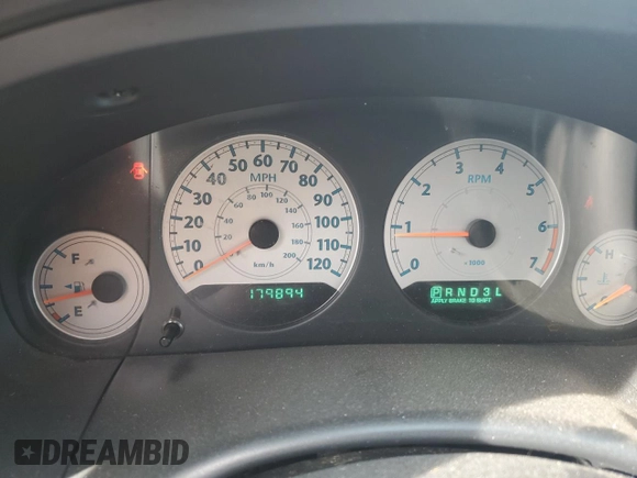 2007 Chrysler Town & Country LWB Touring with VIN 2A4GP54LX7R216573, listed as a Copart auction lot 80272324 with 179,894 mi miles and Salvage Title. Bid and sale history available at carsss.com. Image 9.
