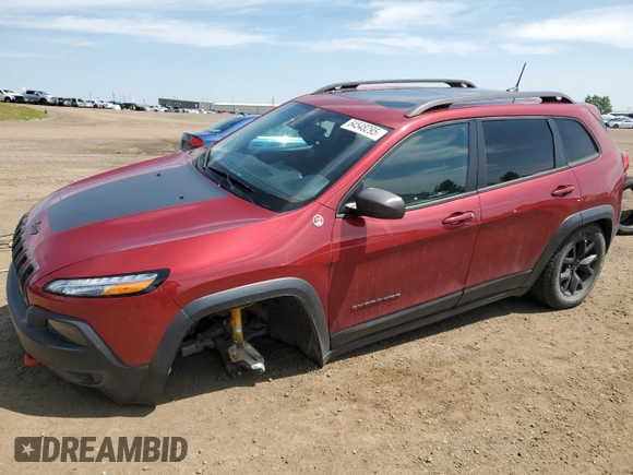 2017 Jeep Cherokee Trailhawk z VIN 1C4PJMBSXHW558559, wystawiony jako Copart lot #64548295 z przebiegiem 119 765 mil mil oraz Szkoda całkowita • Salvage title. Historia ofert i sprzedaży dostępna na DreamBid. Obrazek 1.