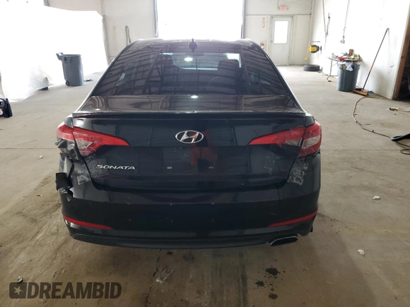 2017 Hyundai Sonata 2.4L with VIN 5NPE24AF8HH544657, listed as a Copart auction lot 53899855 with Not Provided miles and Clean Title. Bid and sale history available at carsss.com. Image 6.