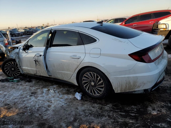 2023 Hyundai Sonata Hybrid SEL with VIN KMHL34JJ4PA078414, listed as a Copart auction lot 41923745 with 5,319 mi miles and Salvage Title. Bid and sale history available at carsss.com. Image 2.