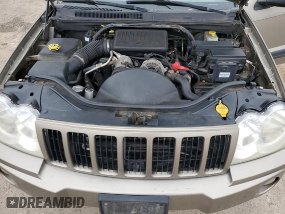 2005 Jeep Grand Cherokee Laredo с VIN 1J8HR48N85C586137, выставлен на аукционе Copart как лот 60071895 с пробегом Не указан миль и Чистый • Clean title. История ставок и продаж доступна на DreamBid. Изображение 12.