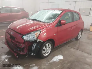 2015 Mitsubishi Mirage ES with VIN ML32A4HJ8FH043816, listed as a IAAI auction lot 41570989 with 39819 miles. Bid and sale history available at carsss.com. Image 18.