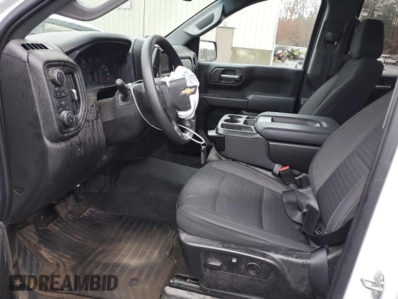 2022 Chevrolet Silverado 1500 Custom with VIN 1GCPDBEKXNZ531847, listed as a Copart auction lot 84716374 with 54,211 mi miles and Salvage Title. Bid and sale history available at carsss.com. Image 7.