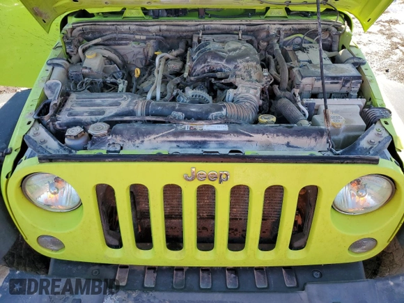2016 Jeep Wrangler Unlimited Sport RHD with VIN 1C4BJWKG0GL321550, listed as a Copart auction lot 47877395 with 179,573 mi miles and Salvage title. Bid and sale history available at DreamBid. Image 11.