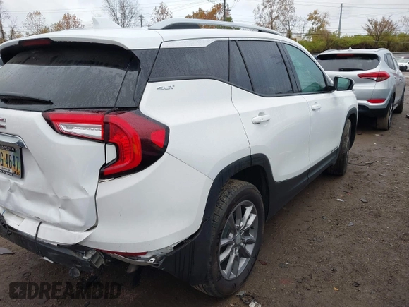 2022 GMC Terrain SLT with VIN 3GKALPEV1NL304767, listed as a IAAI auction lot 40784176 with 25,687 mi miles and . Bid and sale history available at DreamBid. Image 4.