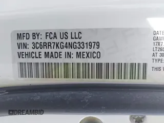 2022 Ram 1500 Tradesman with VIN 3C6RR7KG4NG331979, listed as a IAAI auction lot 41447852 with 14,201 mi miles and . Bid and sale history available at DreamBid. Image 9.
