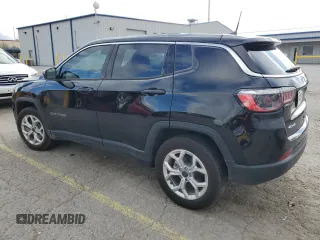 2025 Jeep Compass Sport with VIN 3C4NJDAN8ST503124, listed as a Copart auction lot 48142925 with 4,699 mi miles and Salvage title. Bid and sale history available at DreamBid. Image 2.