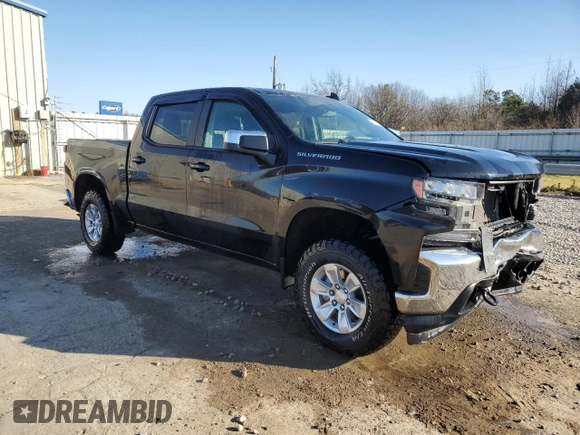 2021 Chevrolet Silverado 1500 LT with VIN 1GCPYDEK6MZ267119, listed as a Copart auction lot 87022124 with 35,054 mi miles and Salvage Title. Bid and sale history available at carsss.com. Image 4.