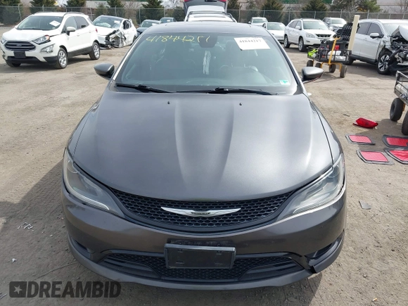 2016 Chrysler 200 S with VIN 1C3CCCBG7GN122548, listed as a IAAI auction lot 41844217 with 127,546 mi miles. Bid and sale history available at carsss.com. Image 12.