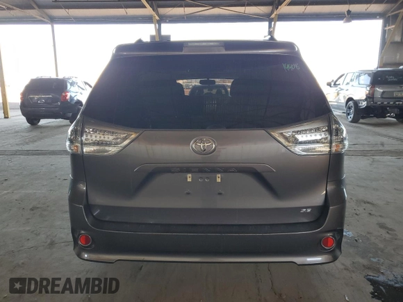 2017 Toyota Sienna SE with VIN 5TDXZ3DC7HS785250, listed as a Copart auction lot 57009695 with 79,691 mi miles and Salvage title. Bid and sale history available at DreamBid. Image 6.