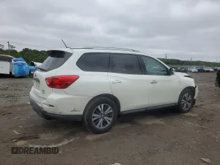 2018 Nissan Pathfinder SV with VIN 5N1DR2MM9JC606201, listed as a Copart auction lot 57344915 with 112,299 mi miles and Salvage title. Bid and sale history available at DreamBid. Image 3.