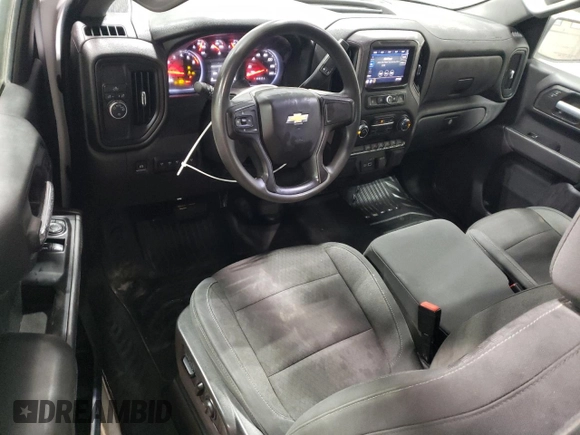 2021 Chevrolet Silverado 1500 Work Truck with VIN 3GCNWAEH4MG100743, listed as a Copart auction lot 42198115 with 98,462 mi miles and Clean Title. Bid and sale history available at carsss.com. Image 8.