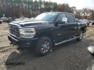 2023 Ram 2500 Laramie with VIN 3C6UR5FJXPG636829, listed as a Copart auction lot 77734124 with 47,408 mi miles and Salvage title. Bid and sale history available at DreamBid. Image 1.