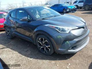 2018 Toyota C-HR XLE with VIN NMTKHMBXXJR063252, listed as a IAAI auction lot 41923340 with 132,571 mi miles. Bid and sale history available at carsss.com. Image 1.