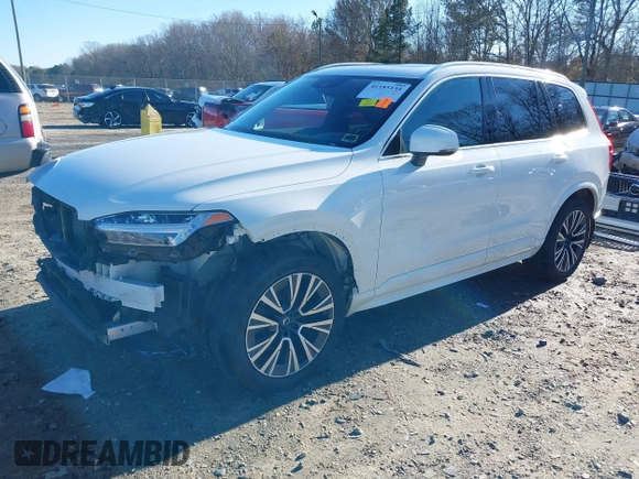 2021 Volvo XC90 Momentum with VIN YV4102PK4M1678500, listed as a IAAI auction lot 41185134 with 54,373 mi miles. Bid and sale history available at carsss.com. Image 20.