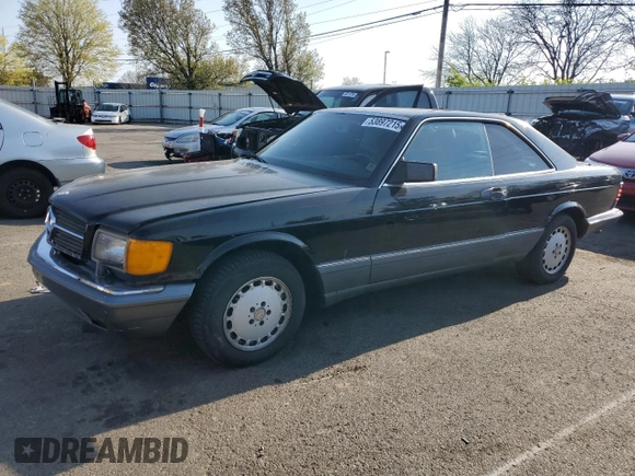 1989 Mercedes-Benz 560 with VIN WDBCA45E4KA498009, listed as a Copart auction lot 53897215 with 366,931 mi miles and Clean Title. Bid and sale history available at DreamBid. Image 1.