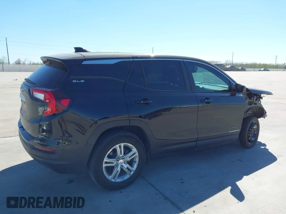 2024 GMC Terrain SLE with VIN 3GKALMEG0RL146962, listed as a IAAI auction lot 41815842 with 28,447 mi miles. Bid and sale history available at carsss.com. Image 4.