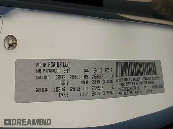 2018 Chrysler Pacifica Touring L with VIN 2C4RC1BG8JR124054, listed as a Copart auction lot 49787405 with 123,801 mi miles and Salvage Title. Bid and sale history available at DreamBid. Image 13.