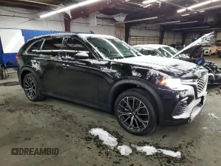 2025 Mazda CX-70 Premium Plus with VIN JM3KJEHAXS1110963, listed as a Copart auction lot 82804004 with 4,490 mi miles and Salvage title. Bid and sale history available at DreamBid. Image 4.