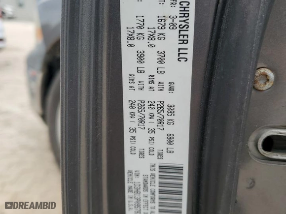 2009 Dodge Ram 1500 SLT with VIN 1D3HB13P09S787827, listed as a Copart auction lot 70446734 with 148,542 mi miles and Clean Title. Bid and sale history available at carsss.com. Image 12.