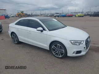 2019 Audi A3 Sedan Premium with VIN WAUBEGFF8KA113719, listed as a IAAI auction lot 41840859 with 69,700 mi miles. Bid and sale history available at carsss.com. Image 1.