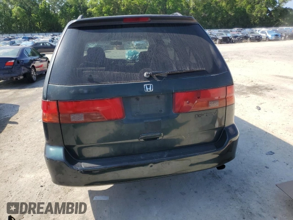 2000 Honda Odyssey EX with VIN 2HKRL1860YH599624, listed as a Copart auction lot 51588625 with Not Provided miles and Salvage Title. Bid and sale history available at DreamBid. Image 6.