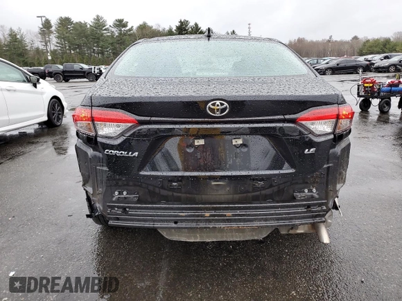 2024 Toyota Corolla LE with VIN 5YFB4MDE7RP080054, listed as a Copart auction lot 50200985 with 27,613 mi miles and Salvage Title. Bid and sale history available at carsss.com. Image 6.