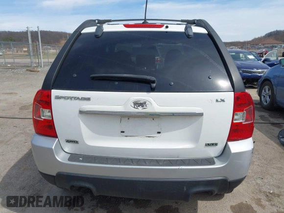 2009 Kia Sportage LX with VIN KNDJE723597560168, listed as a IAAI auction lot 41824779 with 110,386 mi miles. Bid and sale history available at carsss.com. Image 16.