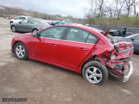 2011 Chevrolet Cruze LT w/2LT with VIN 1G1PG5S92B7185058, listed as a IAAI auction lot 41891610 with 112,805 mi miles. Bid and sale history available at carsss.com. Image 3.