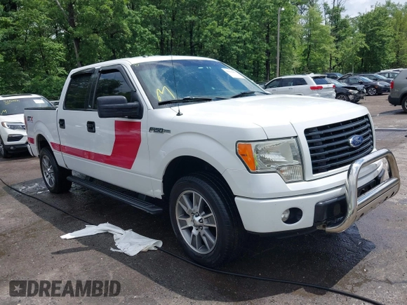 2014 Ford F-150 XL with VIN 1FTFW1EF9EFC63944, listed as a IAAI auction lot 42214453 with 252,127 mi miles and . Bid and sale history available at DreamBid. Image 1.