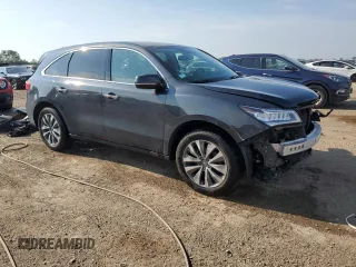 2014 Acura MDX Technology with VIN 5FRYD4H40EB047929, listed as a Copart auction lot 63595925 with 135,301 mi miles and Salvage title. Bid and sale history available at DreamBid. Image 4.