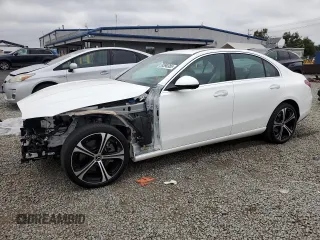 2024 Mercedes-Benz C 300 with VIN W1KAF4GB1RR164583, listed as a Copart auction lot 59390385 with 10,403 mi miles and Salvage title. Bid and sale history available at DreamBid. Image 1.