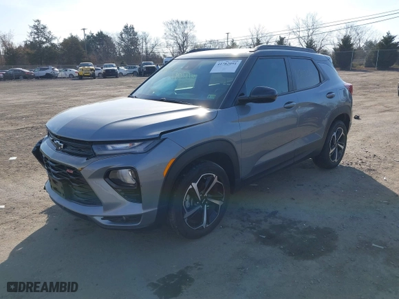 2023 Chevrolet TrailBlazer RS with VIN KL79MTSL7PB112830, listed as a IAAI auction lot 41782091 with 28,223 mi miles. Bid and sale history available at carsss.com. Image 17.