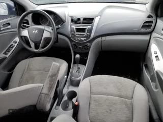 2015 Hyundai Accent GLS with VIN KMHCT4AEXFU817530, listed as a Copart auction lot 84663344 with 125,410 mi miles and Salvage Title. Bid and sale history available at carsss.com. Image 8.