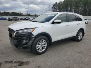 2019 Kia Sorento LX with VIN 5XYPG4A38KG534838, listed as a Copart auction lot 47555595 with 51,103 mi miles and Salvage Title. Bid and sale history available at carsss.com. Image 1.