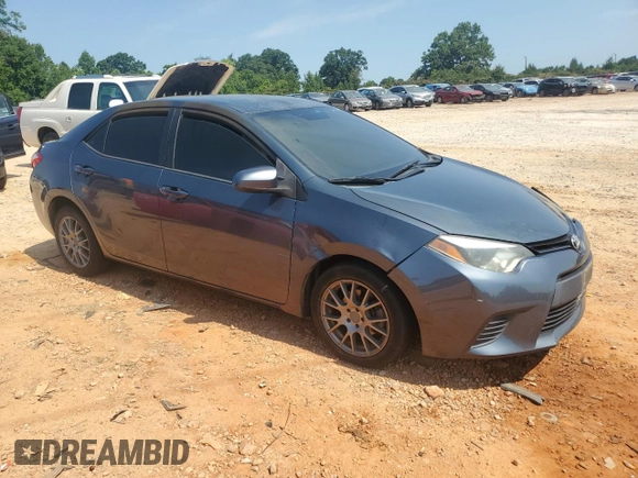 2014 Toyota Corolla L with VIN 5YFBURHE7EP153120, listed as a Copart auction lot 62824405 with Not provided miles and Salvage title. Bid and sale history available at DreamBid. Image 4.