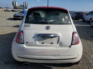 2015 FIAT 500 Pop with VIN 3C3CFFAR3FT612477, listed as a Copart auction lot 54774185 with 124,803 mi miles and Salvage title. Bid and sale history available at DreamBid. Image 6.