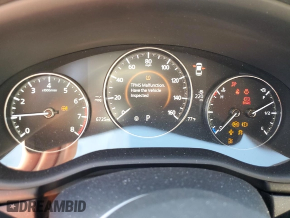 2021 Mazda 3 Preferred with VIN 3MZBPACL1MM253425, listed as a Copart auction lot 44959335 with 6,725 mi miles and Non repairable. Bid and sale history available at DreamBid. Image 9.