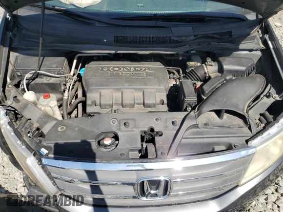 2012 Honda Odyssey EX-L with VIN 5FNRL5H69CB019771, listed as a Copart auction lot 59333624 with 197,203 mi miles and Salvage Title. Bid and sale history available at carsss.com. Image 12.